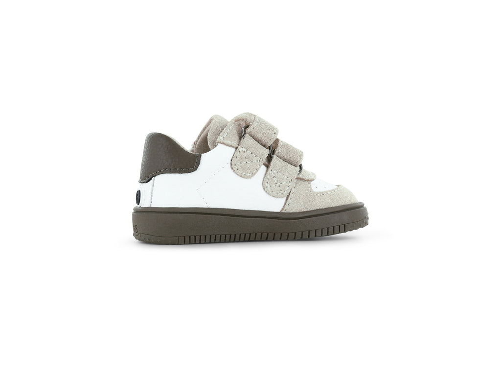 Schweden Babysneaker ExtremeFlex® – Beige/Rot/Schwarz – Shoesme