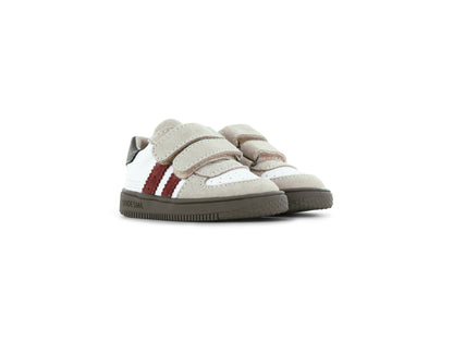 Schweden Babysneaker ExtremeFlex® – Beige/Rot/Schwarz – Shoesme