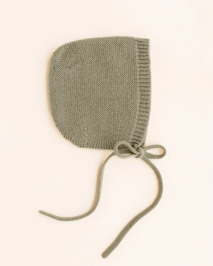 Bonnet Dolly - Baby Knitted Hat - Merino wool - HVID