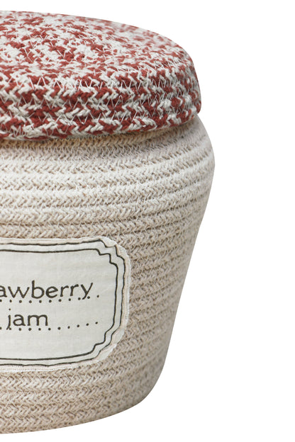 Basket Jam Jar – Opbergmand jampot – Naturel – Ø 20 × 23 cm – Lorena Canals