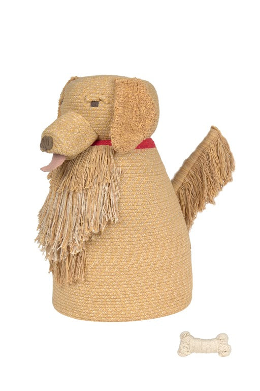 Opbergmand Luna Golden Retriever – 40 × 30 × 55 cm – Lorena Canals