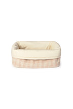 Quilted Basket – Gewatteerde opbergmand – Matcha & Rose – 30 × 20 × 20 cm – Lorena Canals