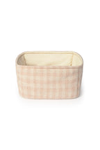Quilted Basket – Gewatteerde opbergmand – Matcha & Rose – 30 × 20 × 20 cm – Lorena Canals