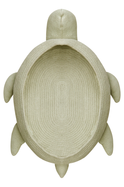 Basket Mama Turtle – Grote opbergmand zeeschildpad – 18 × 45 × 70 cm – Lorena Canals