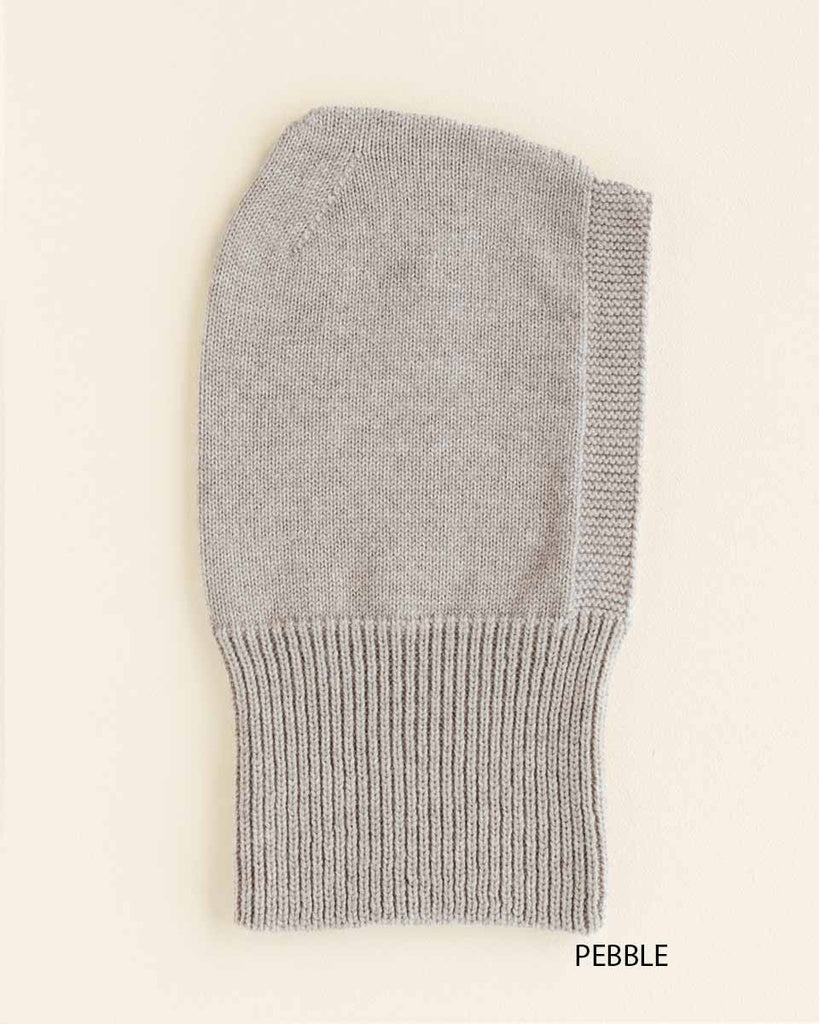Balaclava Eddy - 100 % extrafeine italienische Merinowolle - HVID