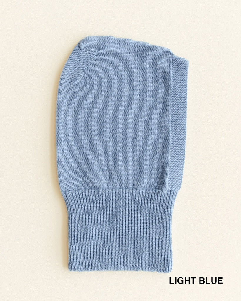 Balaclava Eddy - 100 % extrafeine italienische Merinowolle - HVID