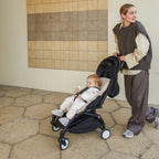 Merino wollen kinderwagen inleg Snuggler® - Peanut - BINIBAMBA