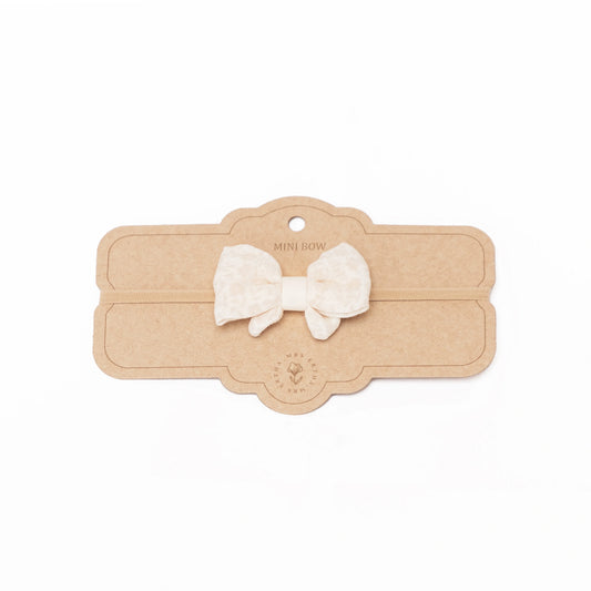 Baby haarbandje met strik - Biologisch katoen - Bouquet Silhouette - Mrs Ertha