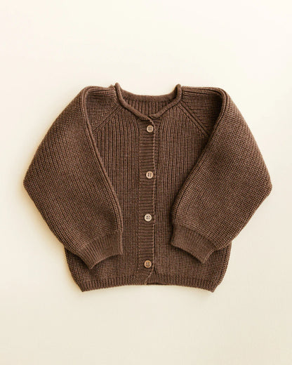 Gebreid vest Inga - Seamless cardigan – Merinowol – HVID