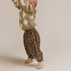 Emerson Leopard Trouser – Leopard oversized pants – 100% Organic Cotton – Claude & Co