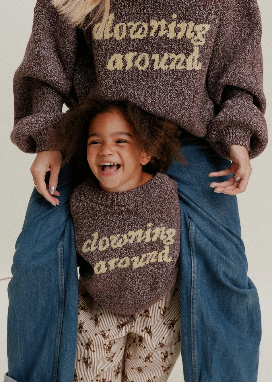 Lori Clowning Around – Knitted Sweater – 100% Organic Cotton – Claude & Co