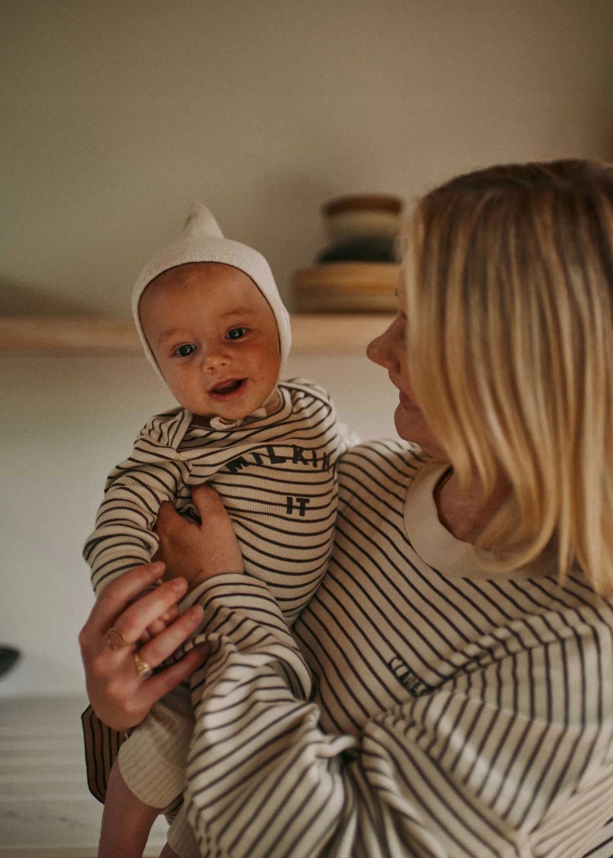 Milking It® Coco Stripe Bodysuit – Biologisch Katoen – Claude & Co