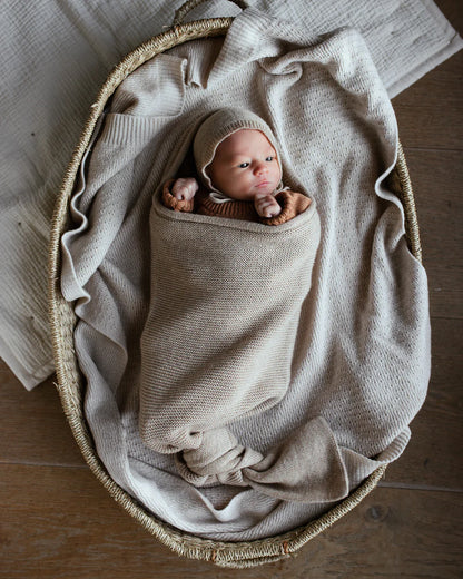 Cocoon - Sand - Merinowol - HVID - sfeerfoto