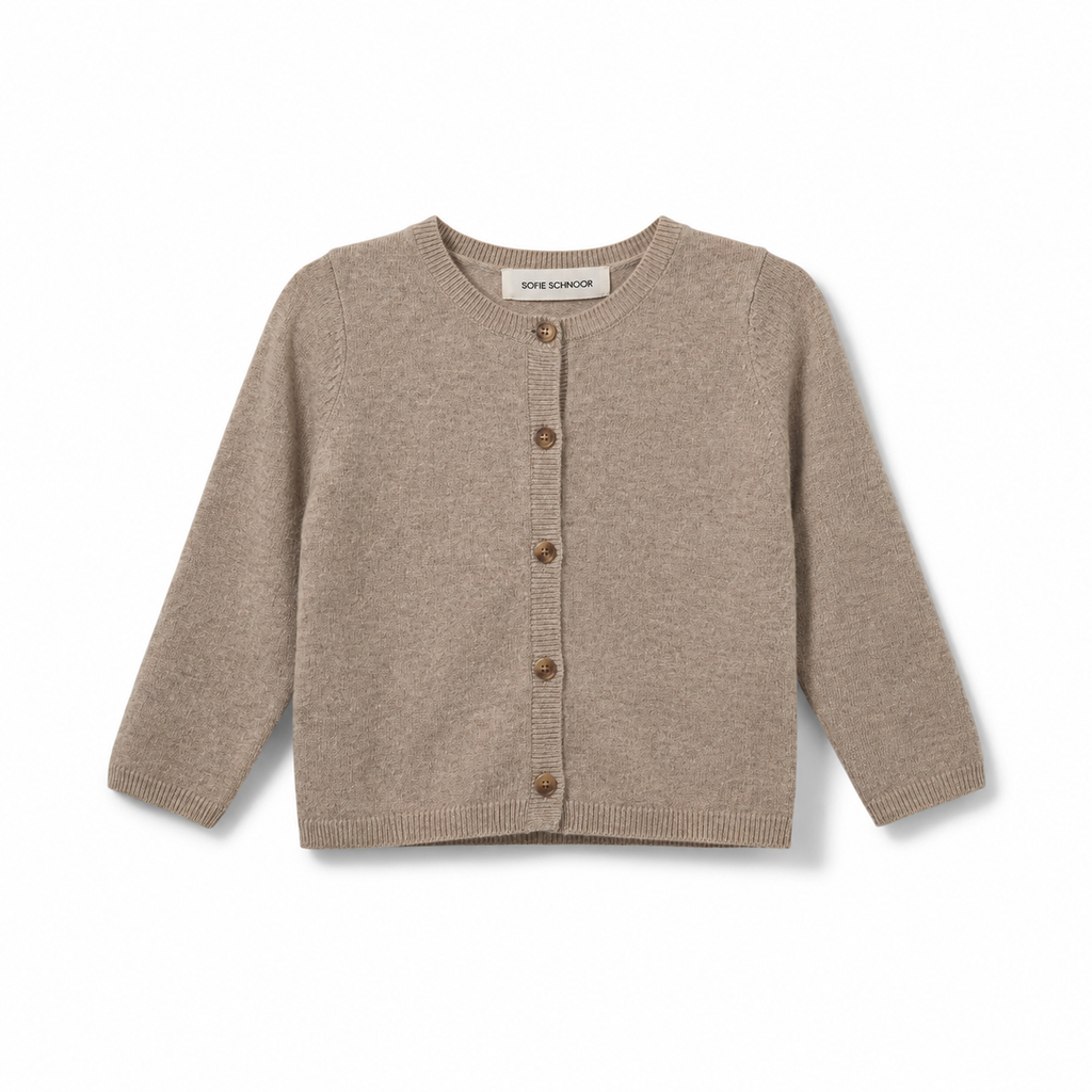 Wollweste CisseSB - 100 % Wolle - Beige & Braun - Sofie Schnoor