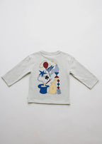 Loyle Seagreen Tee – Oversized longsleeve top – 100% Biologisch Katoen – Claude & Co