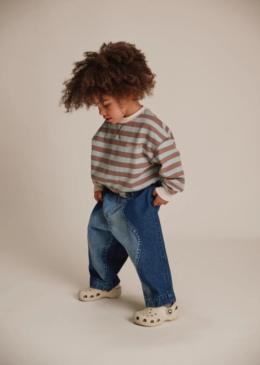 Emerson Wave Denim Trouser – Baggy broekje – 100% biologisch katoen/denim – Claude & Co