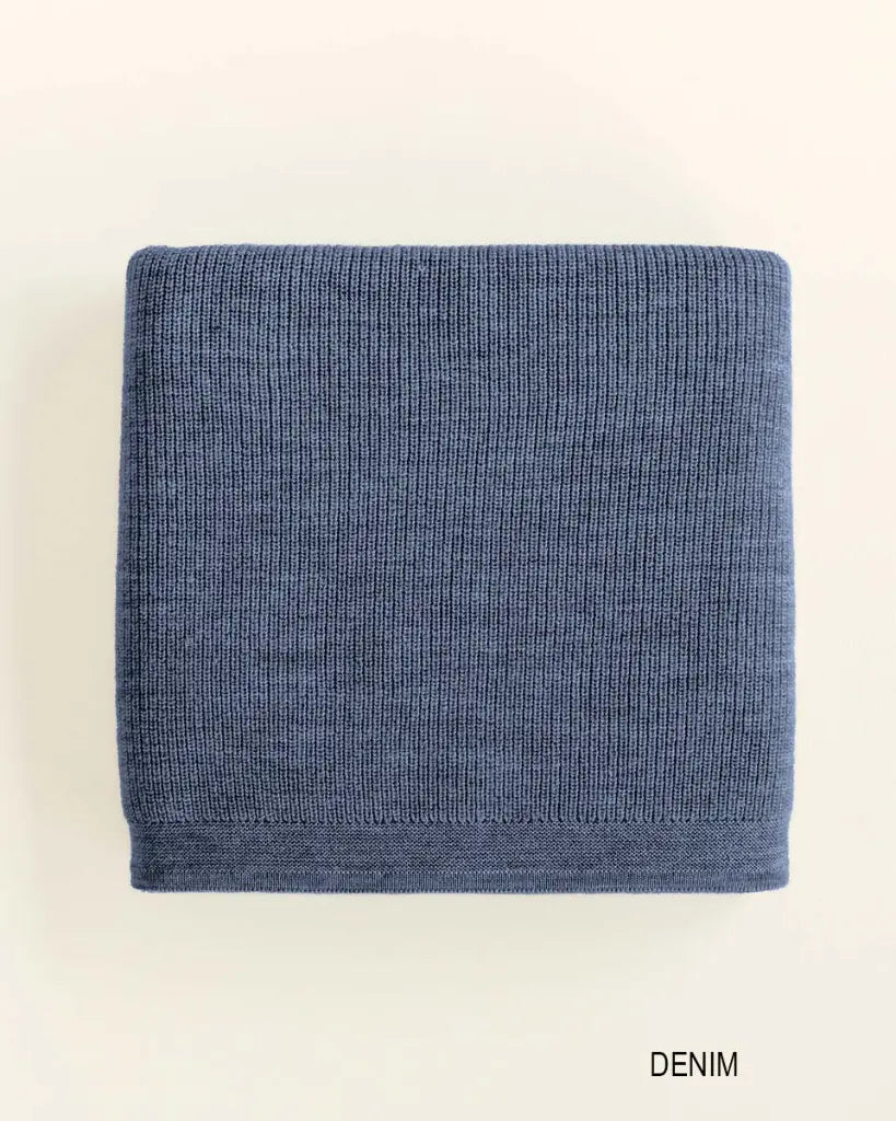 Babydecke - Felix Blanket - Merinowolle - HVID