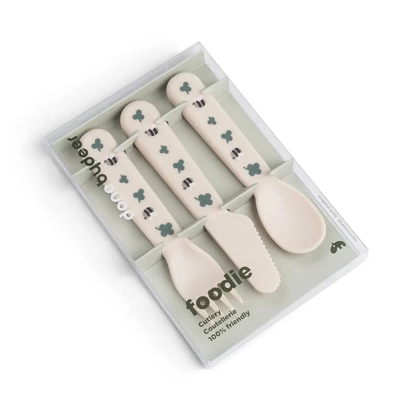 Cutlery set - Foodie cutlery set - Tiny farm - Sand - Done by Deer