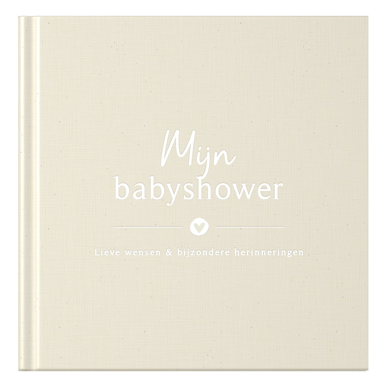 Baby fill-in book - My Baby Shower Fill-in Book - Linen Beige - Fyllbooks