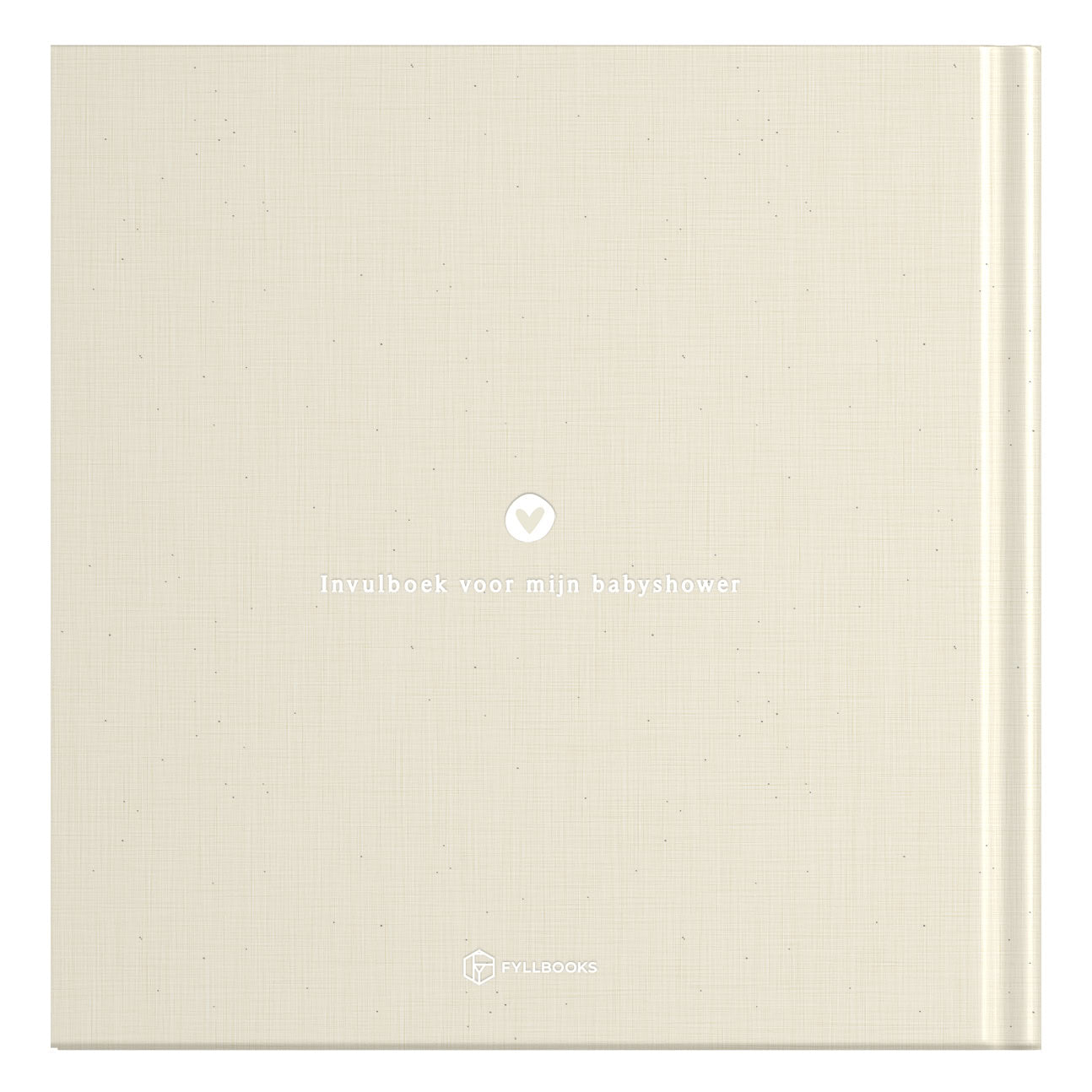 Baby invulboekje - Invulboek Mijn Babyshower - Linnen Beige - Fyllbooks - productfoto - afbeelding 3