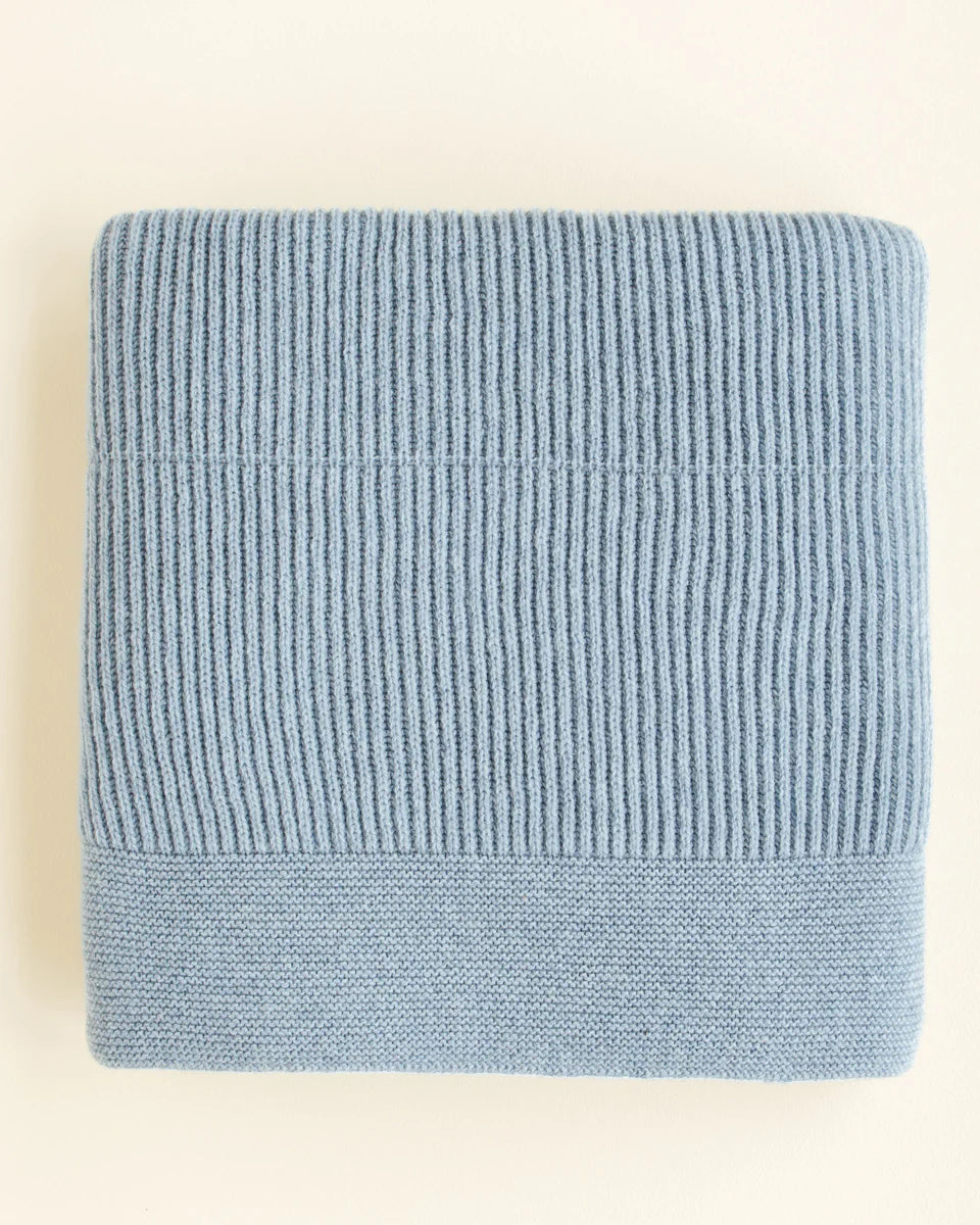 Deken Gaston - 100x140 cm - Ledikant deken - Merino lamswol - HVID