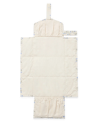 Wickelauflage - Changing Mat Quilted Viola - Bio-Baumwollsatin - Garbo&Friends