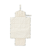 Wickelauflage - Changing Mat Quilted Viola - Bio-Baumwollsatin - Garbo&Friends