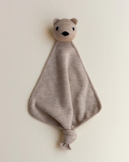Knuffeldoekje Teddy Tokki - Merinowol - HVID