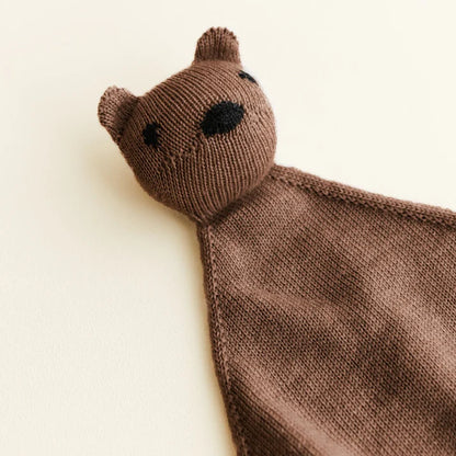 Knuffeldoekje Teddy Tokki - Merinowol - HVID