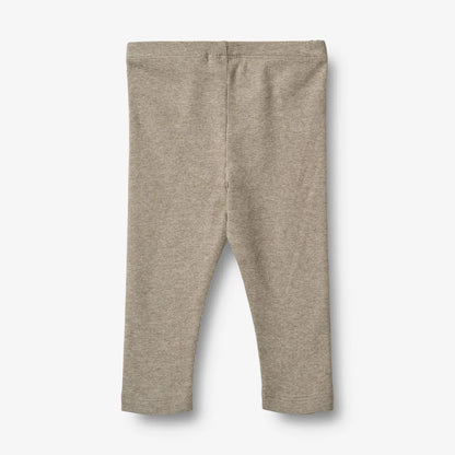 Jules Leggings - Organic Cotton - Gravel Melange - Wheat