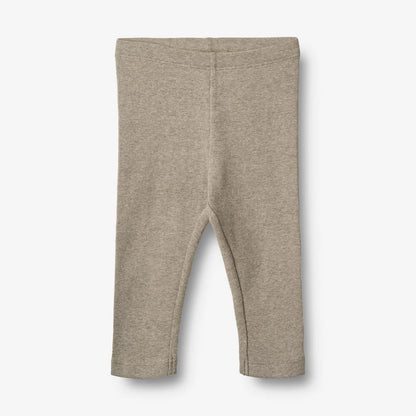 Jules Leggings - Organic Cotton - Gravel Melange - Wheat
