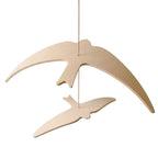 KANO Birds Mobile - Houten Zwaluw Mobiel - Charlie Crane - productfoto