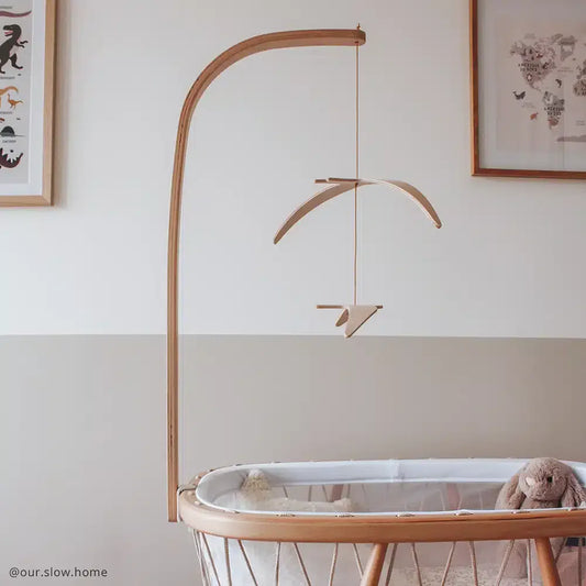 KANO Bed Arrow - Houten Hemelboog voor KUMI Cradle & KIMI Bed - Beech Wood - Charlie Crane