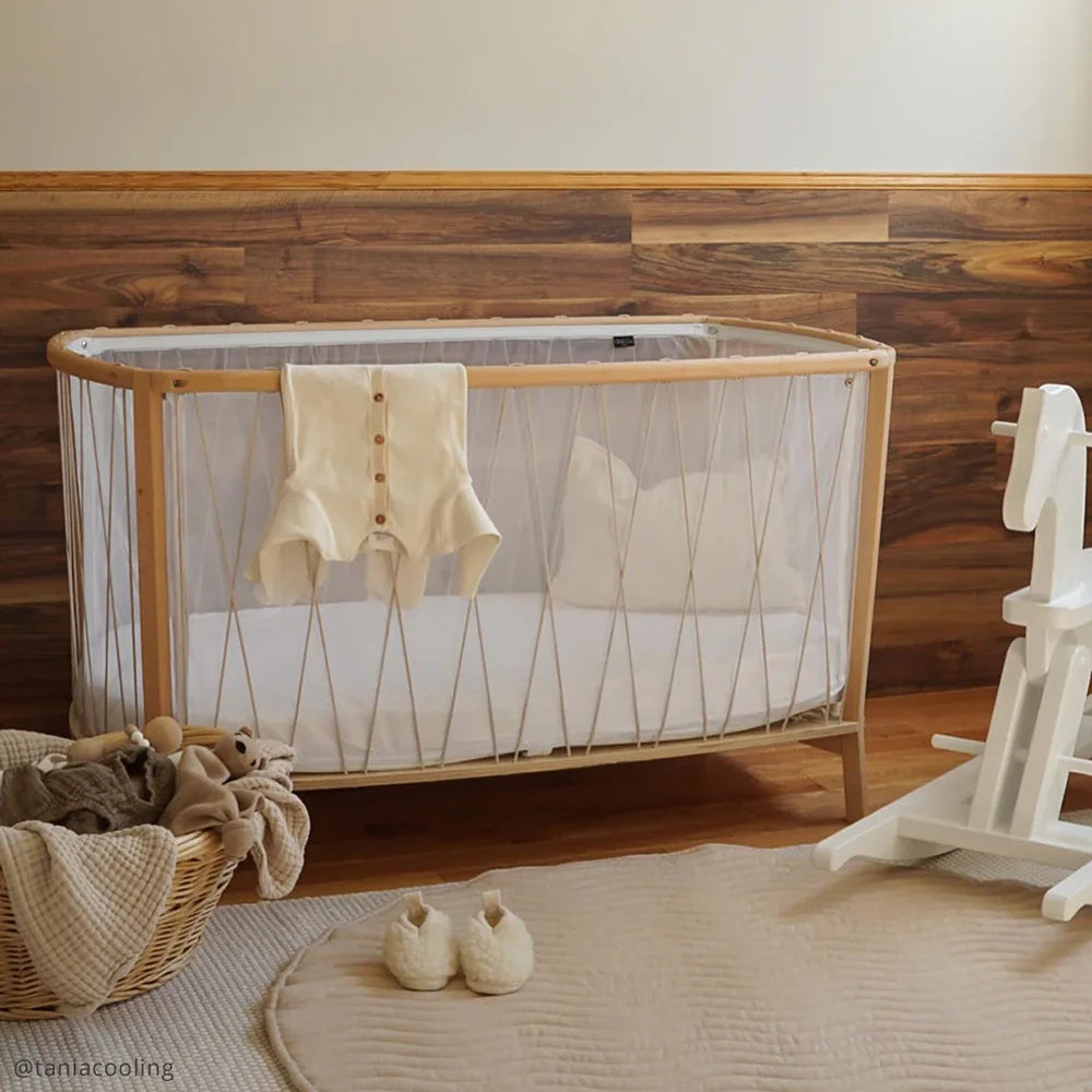 KIMI Evolving Baby Bed - Wooden Convertible Bed without Bars 60x120 cm - From 6 months to 5 years - Charlie Crane