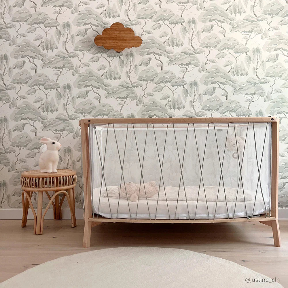 KIMI Evolving Baby Bed - Wooden Convertible Bed without Bars 60x120 cm - From 6 months to 5 years - Charlie Crane