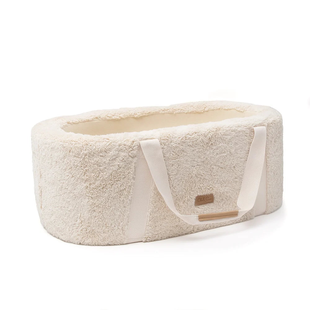 KUKO Baby Moses Basket - Portable Cocoon Bassinet from Birth - Baby Lift & Bassinet - Charlie Crane