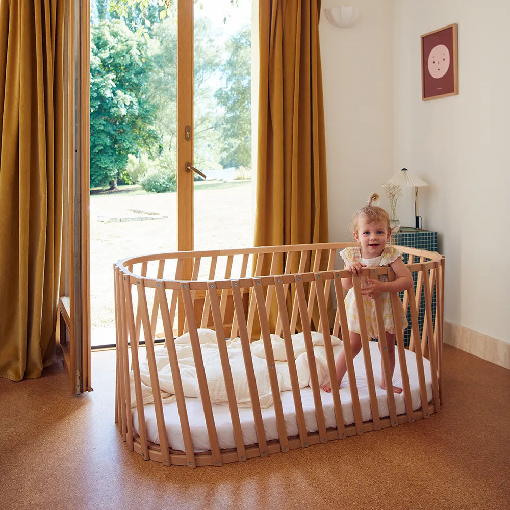 LUGO Bed Extension - Verlenging voor LUGO Babybed naar Juniorbed 70x140 cm - Charlie Crane
