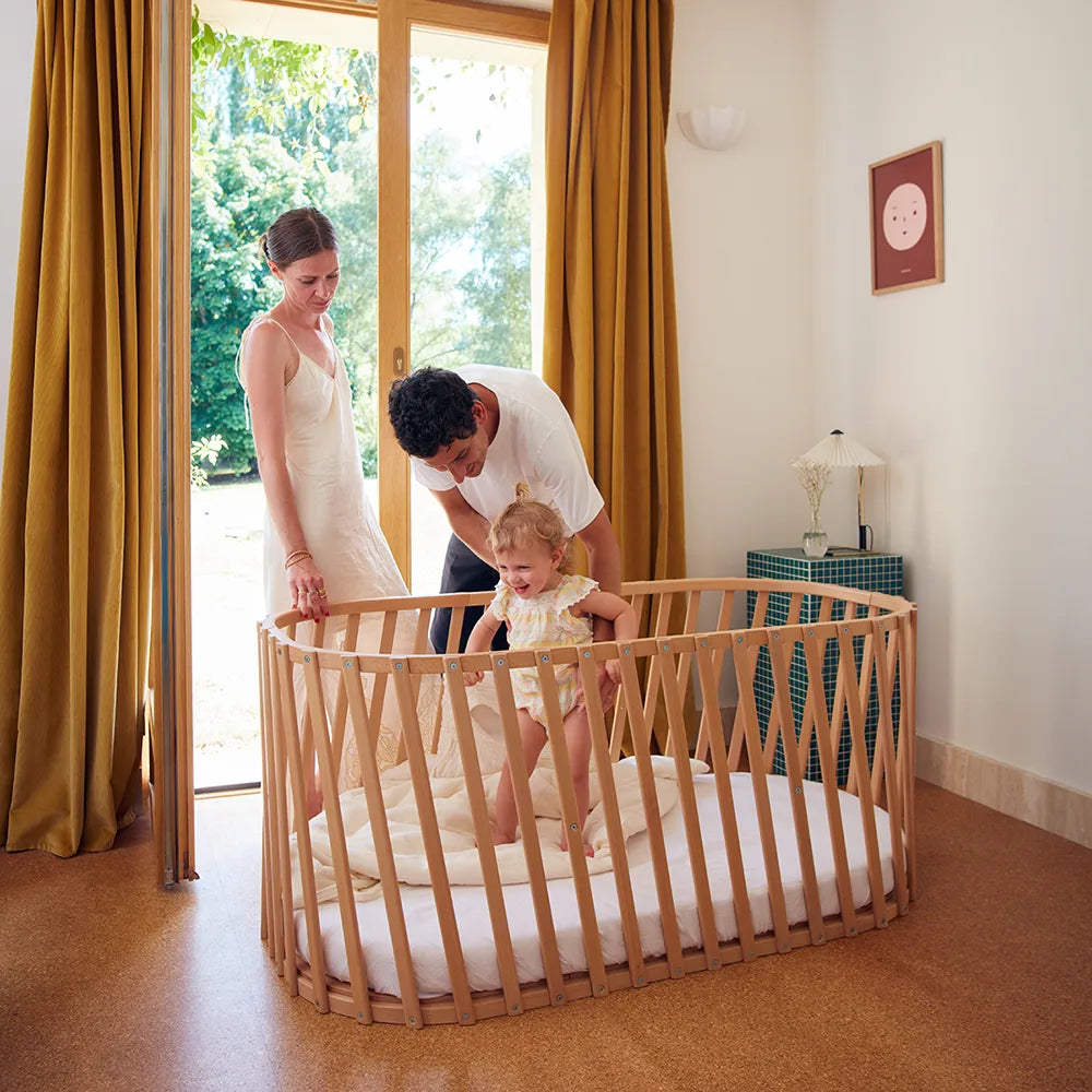 LUGO Bed Extension - Verlenging voor LUGO Babybed naar Juniorbed 70x140 cm - Charlie Crane