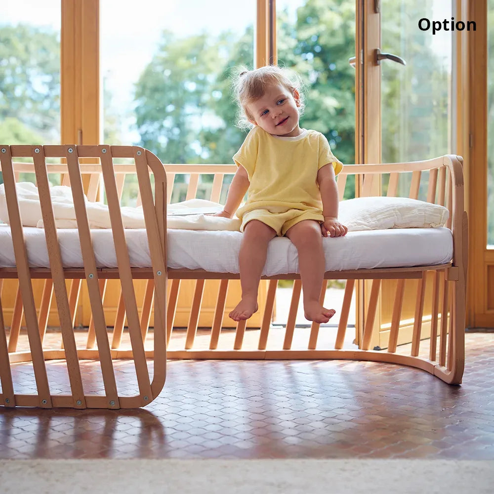 LUGO Bed Extension - Verlenging voor LUGO Babybed naar Juniorbed 70x140 cm - Charlie Crane