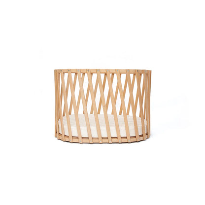 LUGO Evolving Wooden Baby Bed - Meegroeiend Houten Bed 70x90 / 70x140 cm - Van Geboorte tot 7 Jaar - Charlie Crane