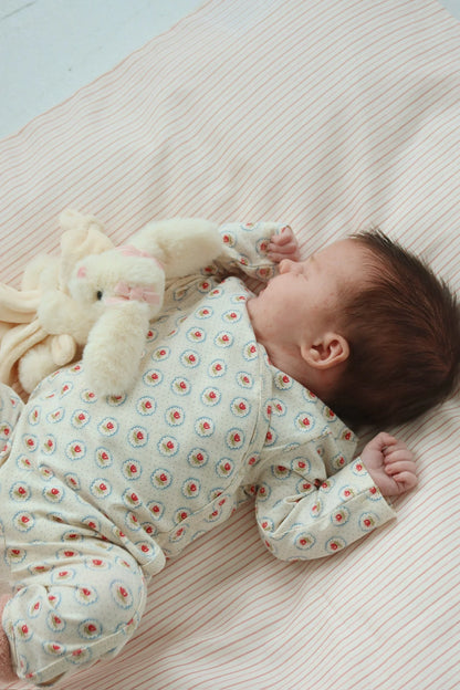 Basic Newborn Onesie - Mirage - Wrap Bodysuit - Organic Cotton - GOTS - Konges Sløjd