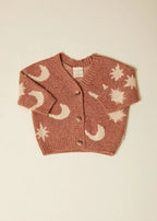Moon Star Cardigan Russet – 100% Organic Cotton – Claude & Co