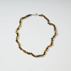 Green Amber Adult Necklace – Women's necklace made of polished green Baltic amber – Nirrimis
