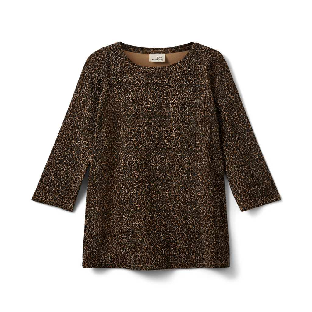 Jurk EttaKB met panterprint - Katoen & viscose - Sofie Schnoor