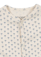 Bello onesie - Boxpakje - Punto Blu - Biologisch katoen en modal - Fanga Fontana - detail