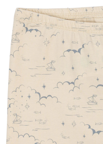 Baby Leggings - Cielo Marino - Organic Cotton - GOTS - Konges Sløjd