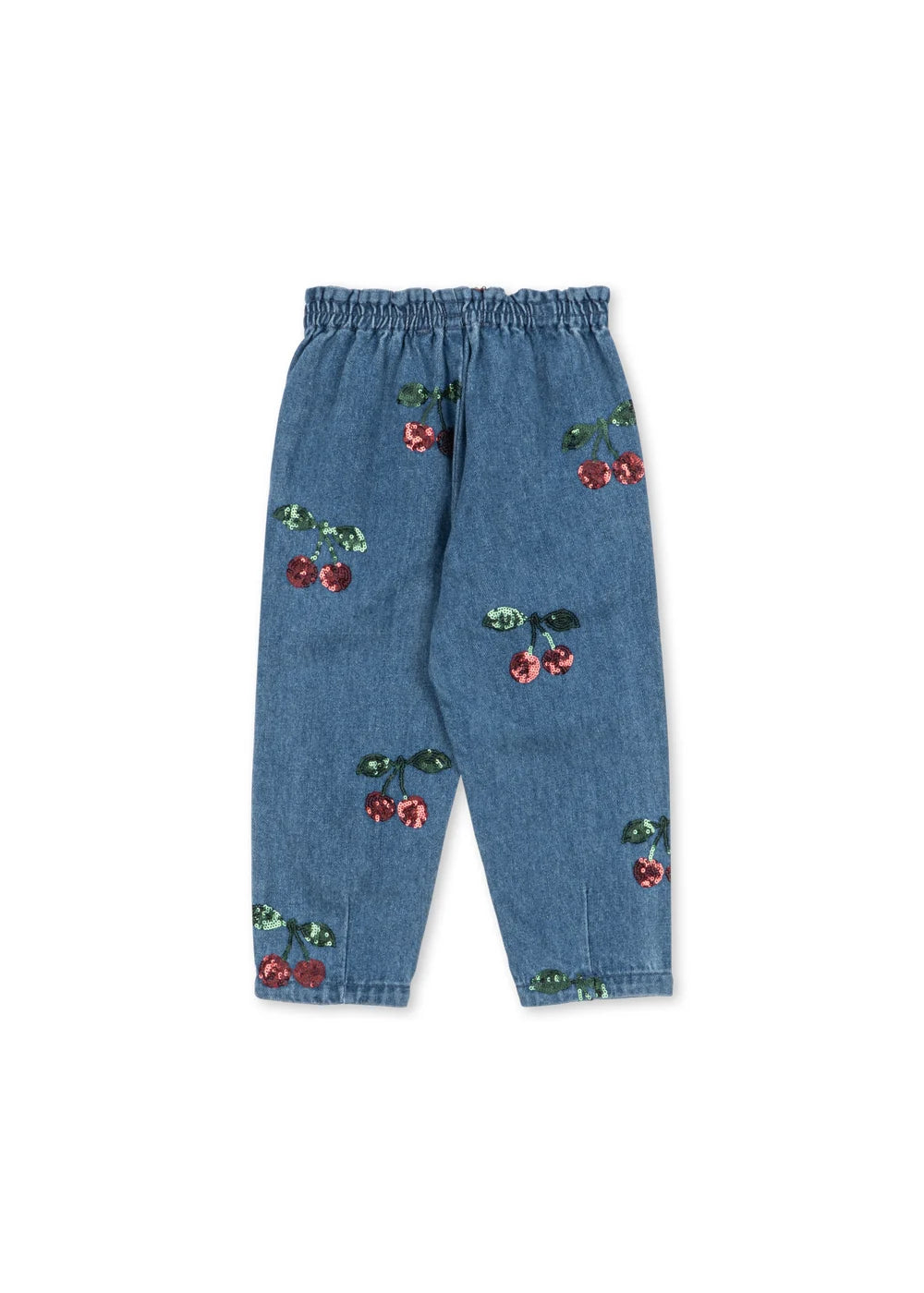 Magot Pailletten Broek – Cherry Sequin – Biologisch Denim – Konges Sløjd