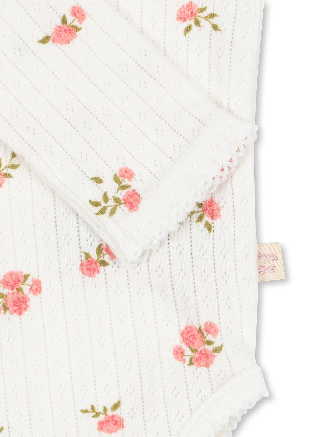 Minnie Romper - Bonderose Big - Pointelle - Organic Cotton - GOTS - Konges Sløjd