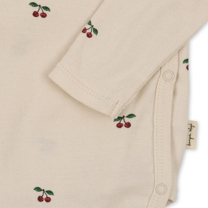 Wrap Bodysuit Cherry - Organic Cotton - Newborn body - GOTS Certified - Konges Sløjd (Copy)