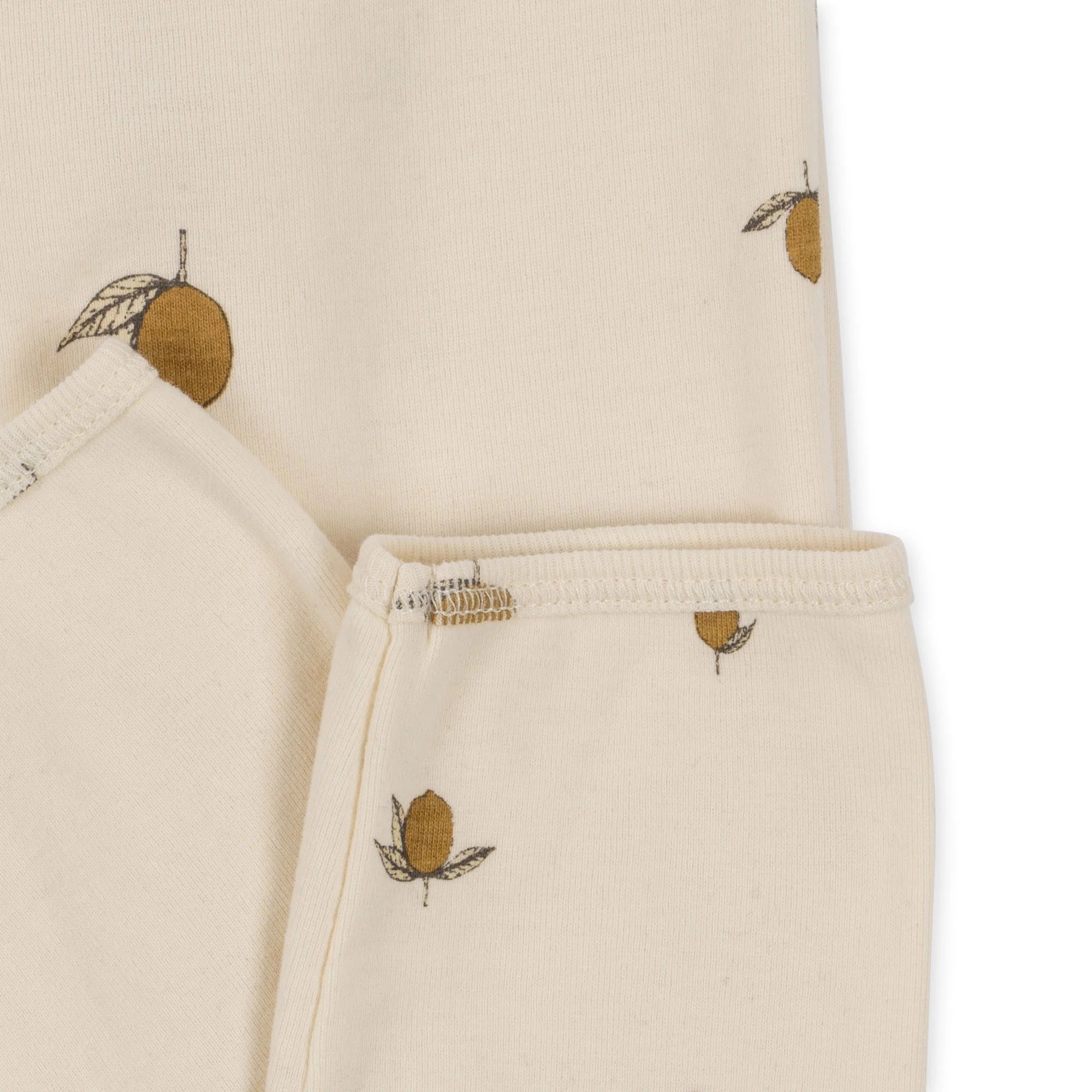 Lemon Leggings - Biologisch Katoen - GOTS Gecertificeerd - Konges Sløjd - close up